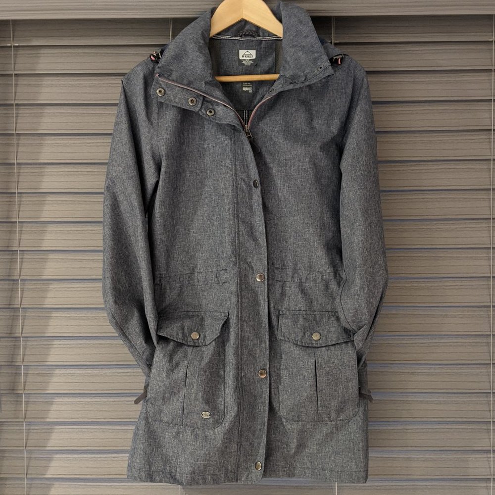 McKinley Blue Zip up Hooded Jacket Small